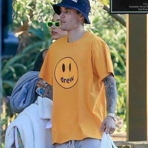 Drew House - Yellow Mascot Tee - Justin Bieber’s Brand